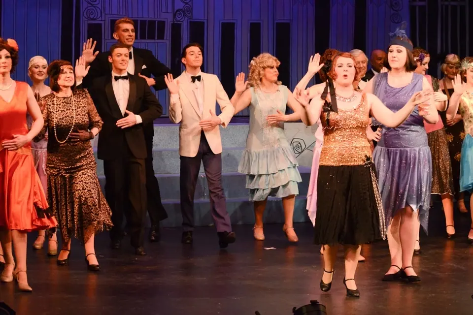 Willenhall Musical Theatre Company's 2014 production of Thoroughly Modern Millie at Dormston Mill Theatre, Sedgley. Photograph 29 of 30.