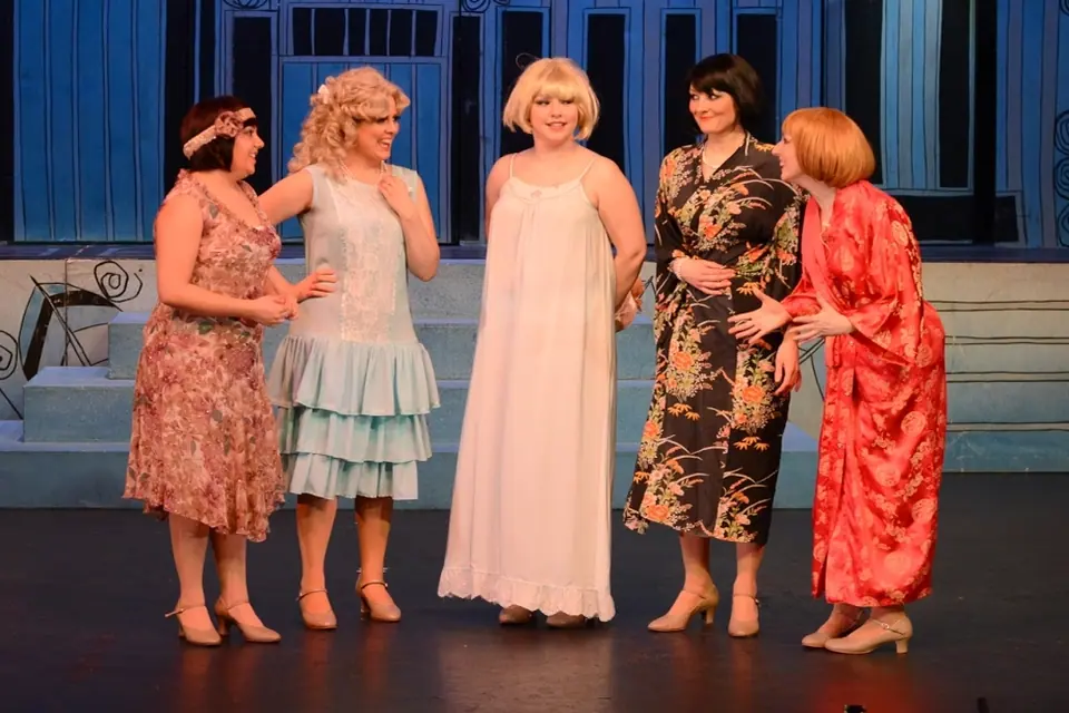 Willenhall Musical Theatre Company's 2014 production of Thoroughly Modern Millie at Dormston Mill Theatre, Sedgley. Photograph 31 of 104.