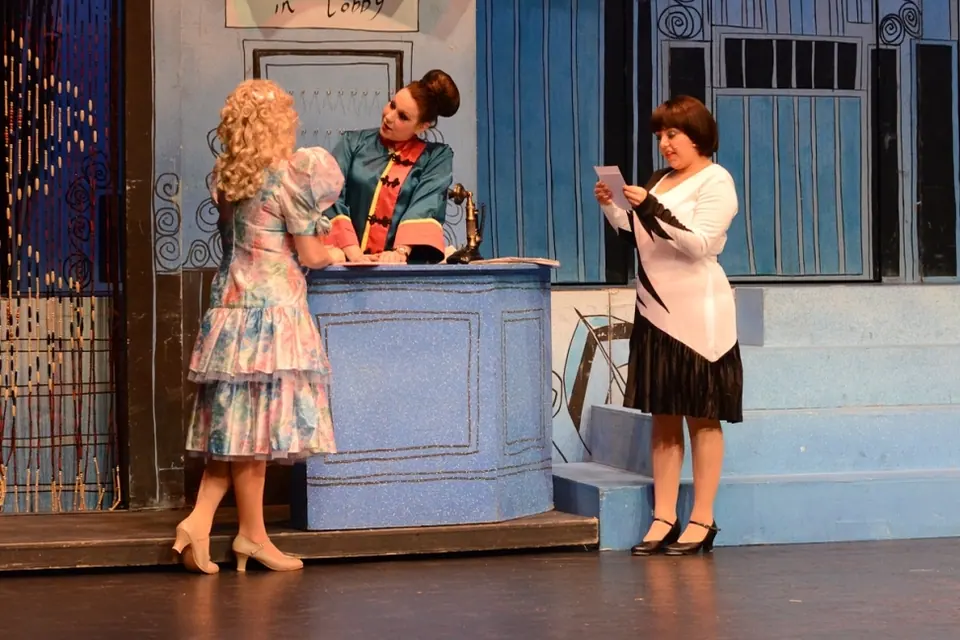 Willenhall Musical Theatre Company's 2014 production of Thoroughly Modern Millie at Dormston Mill Theatre, Sedgley. Photograph 34 of 104.