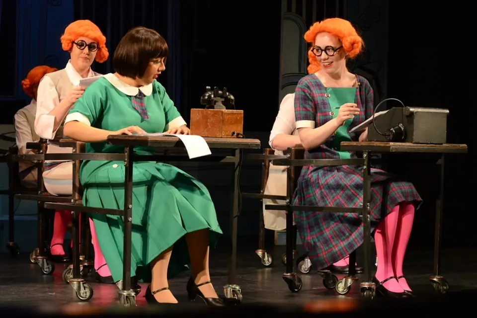 Willenhall Musical Theatre Company's 2014 production of Thoroughly Modern Millie at Dormston Mill Theatre, Sedgley. Photograph 35 of 104.