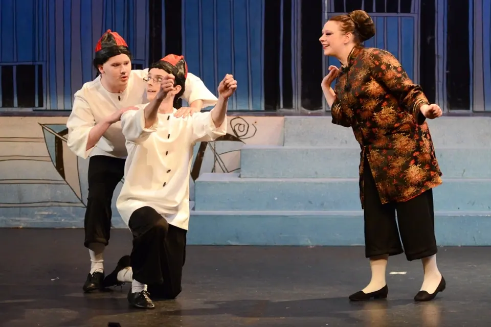 Willenhall Musical Theatre Company's 2014 production of Thoroughly Modern Millie at Dormston Mill Theatre, Sedgley. Photograph 40 of 104.