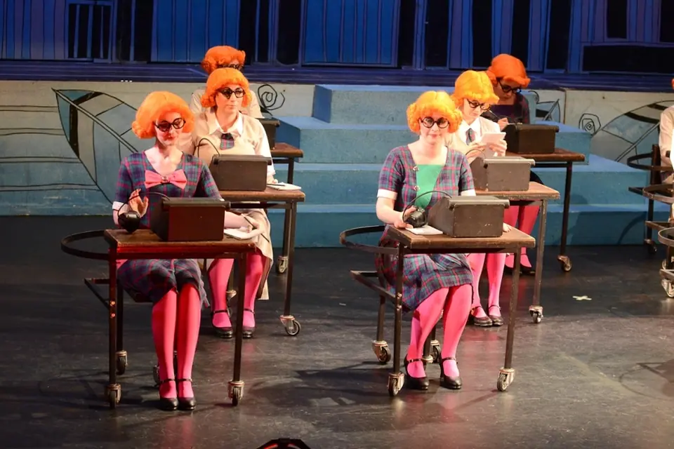 Willenhall Musical Theatre Company's 2014 production of Thoroughly Modern Millie at Dormston Mill Theatre, Sedgley. Photograph 45 of 104.