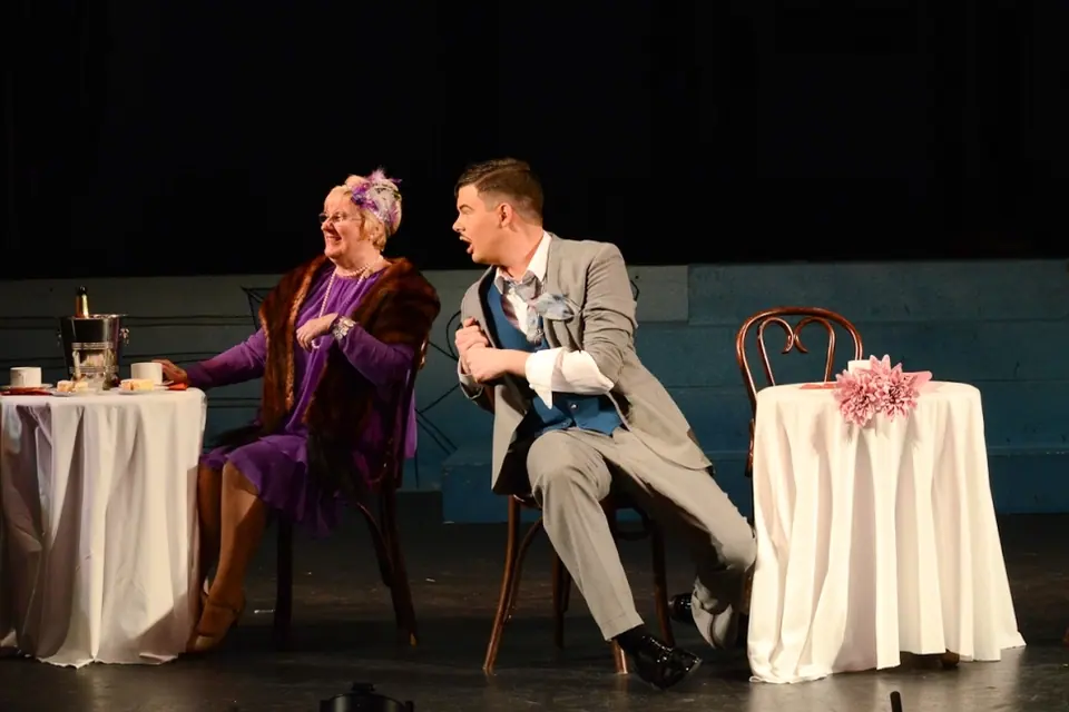Willenhall Musical Theatre Company's 2014 production of Thoroughly Modern Millie at Dormston Mill Theatre, Sedgley. Photograph 47 of 104.