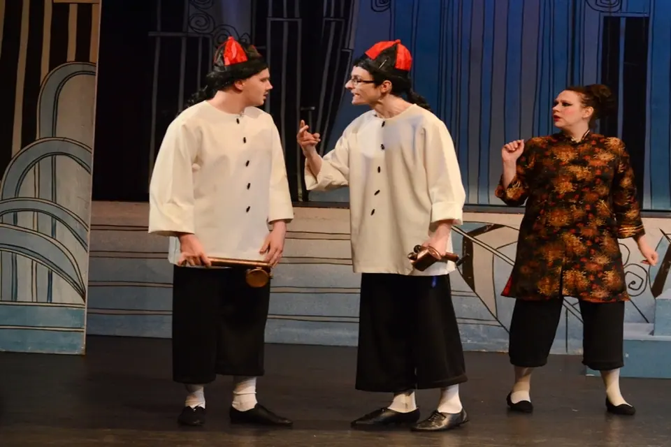 Willenhall Musical Theatre Company's 2014 production of Thoroughly Modern Millie at Dormston Mill Theatre, Sedgley. Photograph 49 of 104.