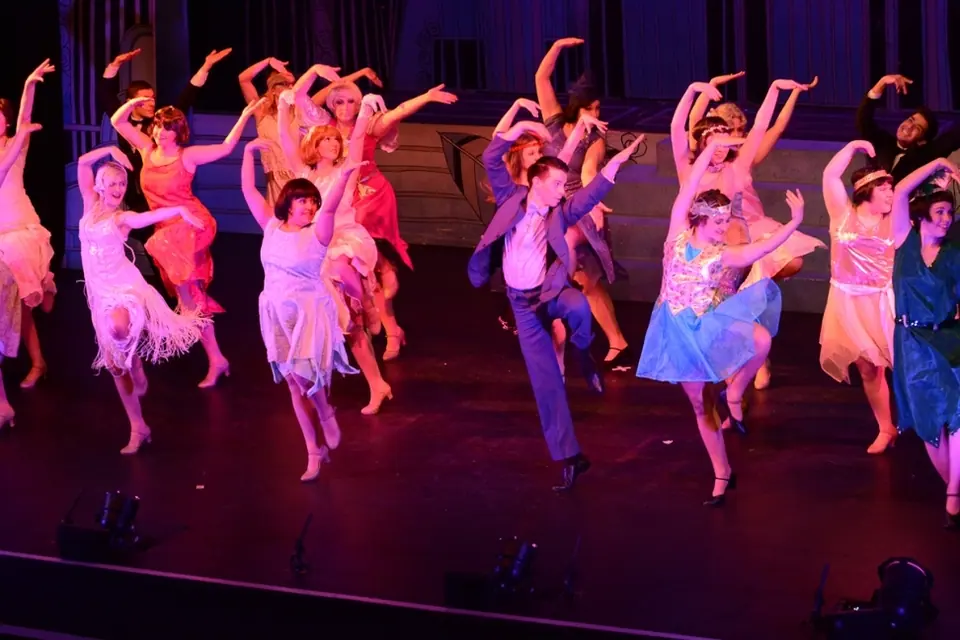 Willenhall Musical Theatre Company's 2014 production of Thoroughly Modern Millie at Dormston Mill Theatre, Sedgley. Photograph 51 of 104.