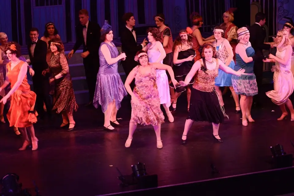 Willenhall Musical Theatre Company's 2014 production of Thoroughly Modern Millie at Dormston Mill Theatre, Sedgley. Photograph 52 of 104.
