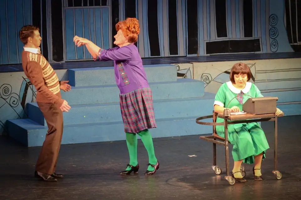 Willenhall Musical Theatre Company's 2014 production of Thoroughly Modern Millie at Dormston Mill Theatre, Sedgley. Photograph 55 of 104.