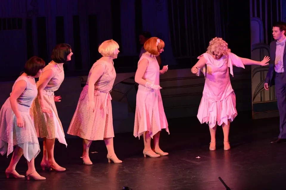 Willenhall Musical Theatre Company's 2014 production of Thoroughly Modern Millie at Dormston Mill Theatre, Sedgley. Photograph 56 of 104.