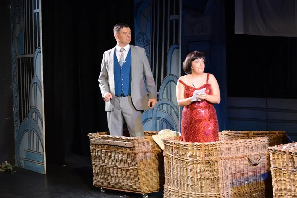 Willenhall Musical Theatre Company's 2014 production of Thoroughly Modern Millie at Dormston Mill Theatre, Sedgley. Photograph 58 of 104.