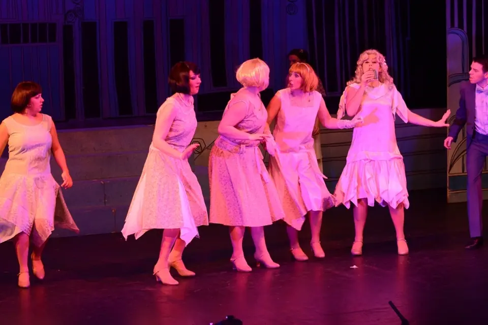 Willenhall Musical Theatre Company's 2014 production of Thoroughly Modern Millie at Dormston Mill Theatre, Sedgley. Photograph 67 of 104.