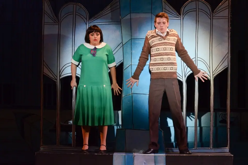 Willenhall Musical Theatre Company's 2014 production of Thoroughly Modern Millie at Dormston Mill Theatre, Sedgley. Photograph 70 of 104.