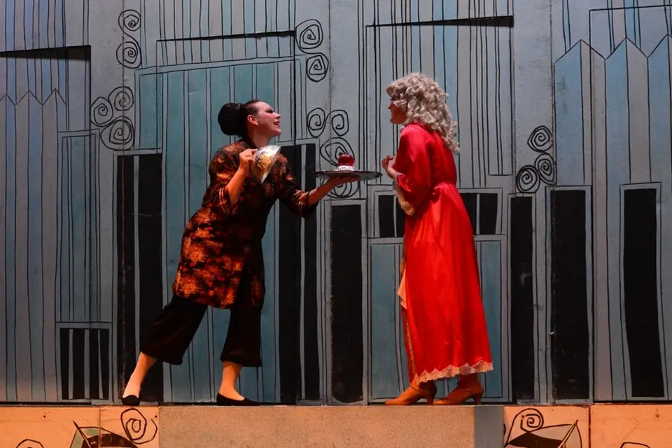 Willenhall Musical Theatre Company's 2014 production of Thoroughly Modern Millie at Dormston Mill Theatre, Sedgley. Photograph 72 of 104.
