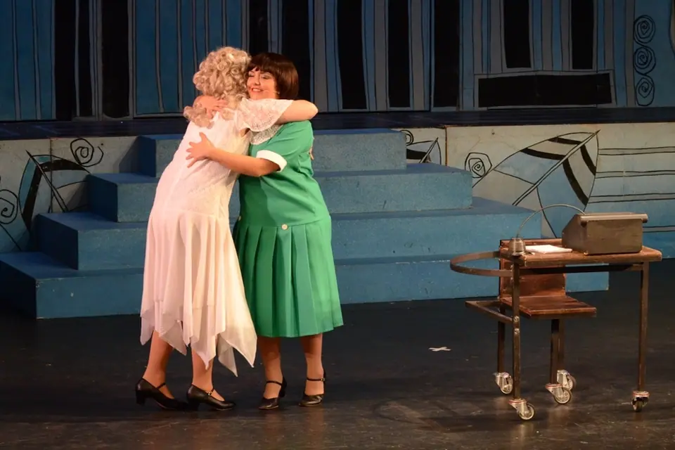 Willenhall Musical Theatre Company's 2014 production of Thoroughly Modern Millie at Dormston Mill Theatre, Sedgley. Photograph 73 of 104.