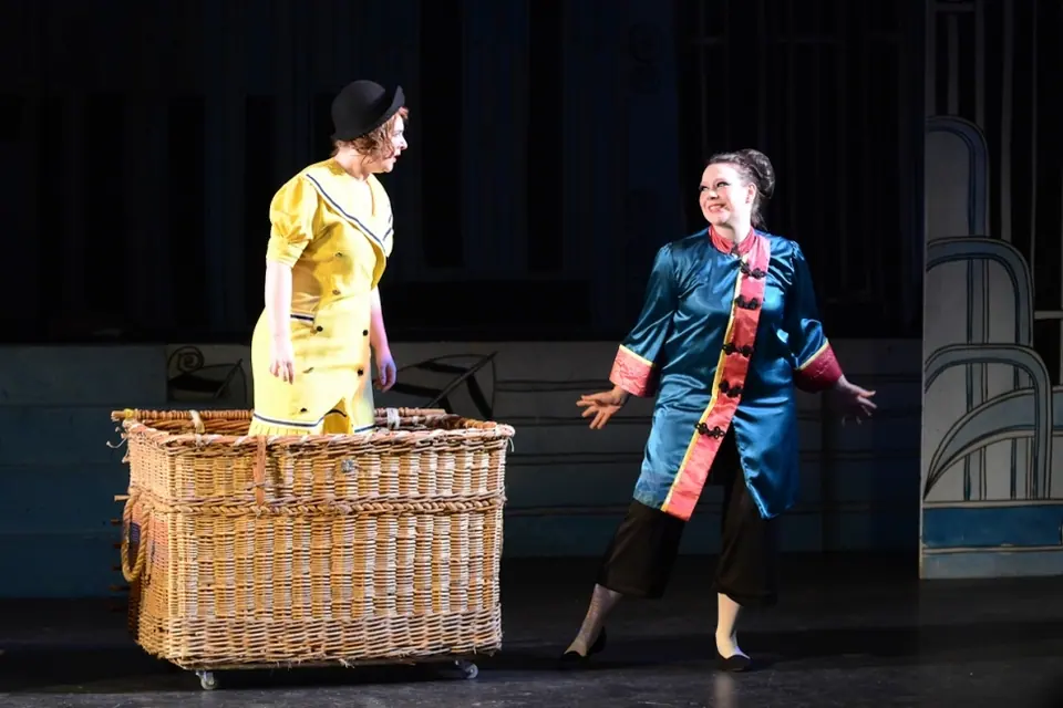 Willenhall Musical Theatre Company's 2014 production of Thoroughly Modern Millie at Dormston Mill Theatre, Sedgley. Photograph 76 of 104.