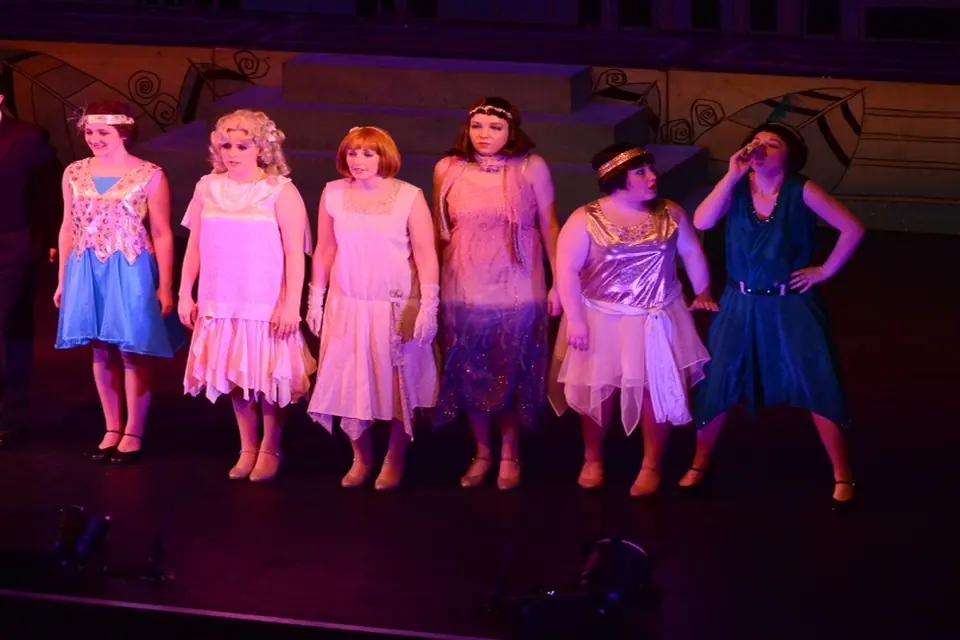 Willenhall Musical Theatre Company's 2014 production of Thoroughly Modern Millie at Dormston Mill Theatre, Sedgley. Photograph 84 of 104.