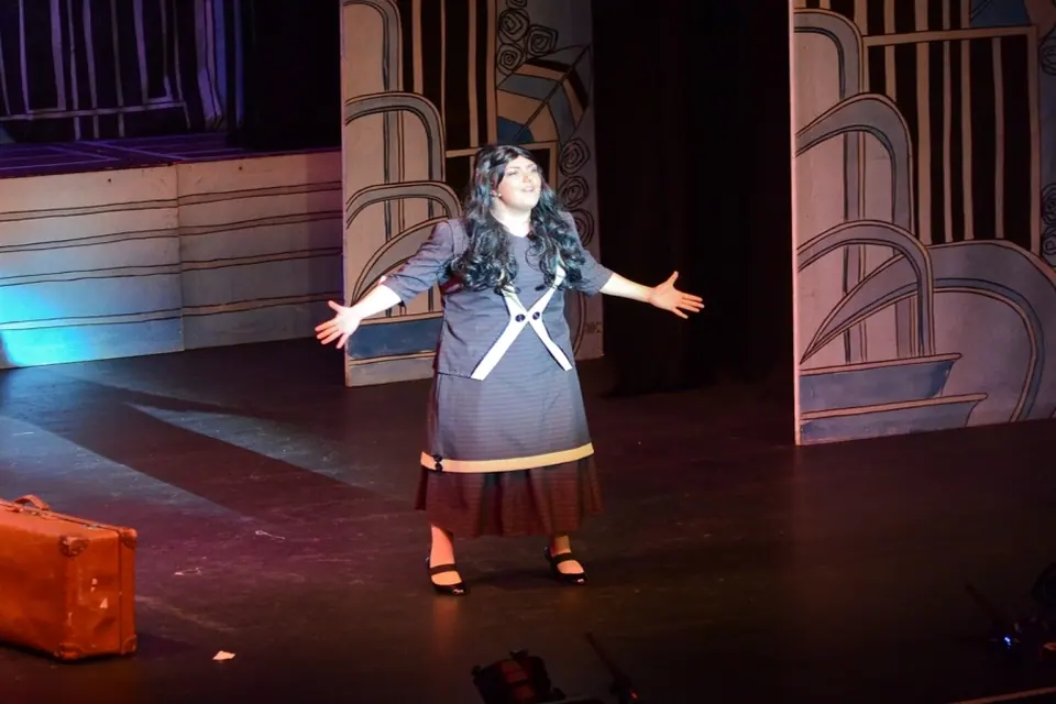 Willenhall Musical Theatre Company's 2014 production of Thoroughly Modern Millie at Dormston Mill Theatre, Sedgley. Photograph 91 of 104.