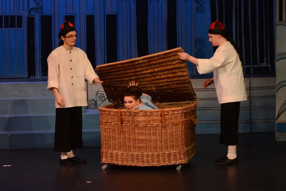 Willenhall Musical Theatre Company's 2014 production of Thoroughly Modern Millie at Dormston Mill Theatre, Sedgley. Photograph 93 of 104.