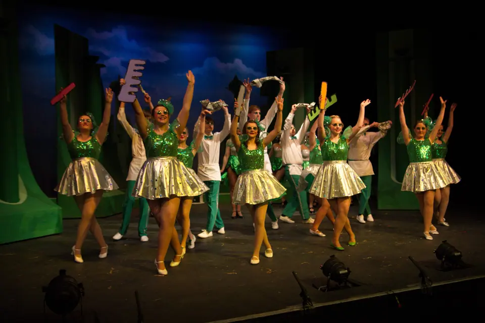 Willenhall Musical Theatre Company's 2012 production of Wizard of Oz at Dormston Mill Theatre, Sedgley. Photograph 52 of 74.